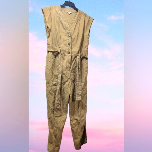 Knox Rose Light Brown Jumpsuit Women's XL - Picture 2 of 4